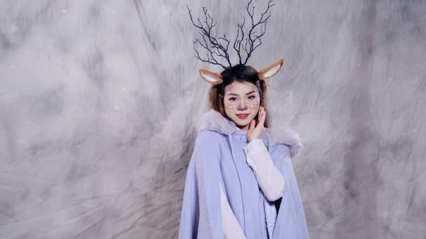 彩妆 | 【视频】森系小清新 圣诞麋鹿妆 悦小舞