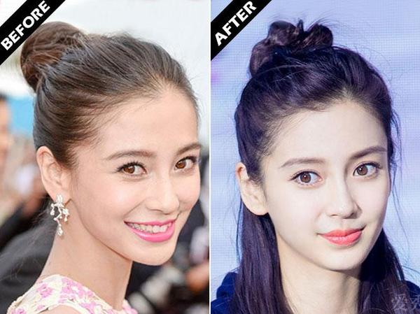 angelababy:发包乱一度,颜值涨一截