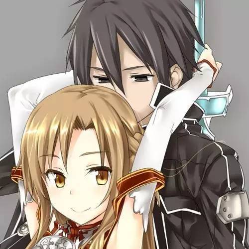 刀剑神域桐人亚丝娜情侣头像
