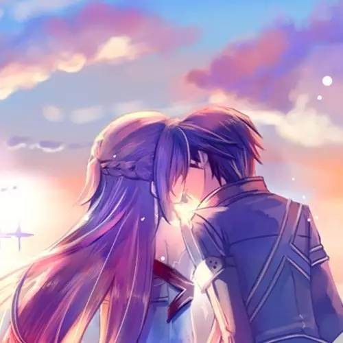刀剑神域桐人亚丝娜情侣头像