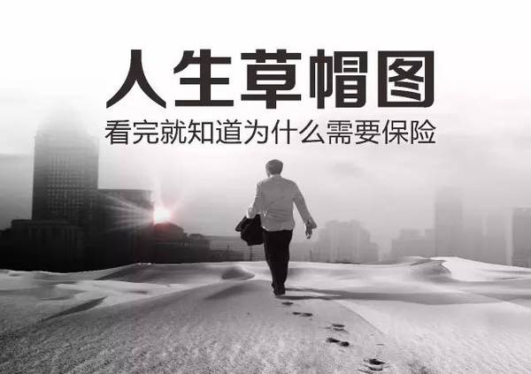 人生草帽图——看完就知道为什么每个人都需要买保险了