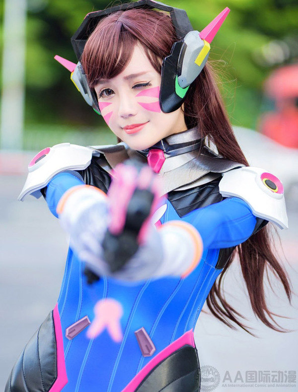 守望先锋最美英雄d.va cosplay赏析