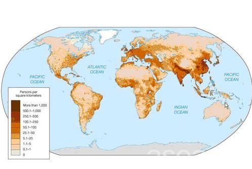 人口最稠密的大洲_读 世界人口分布图 ,回答问