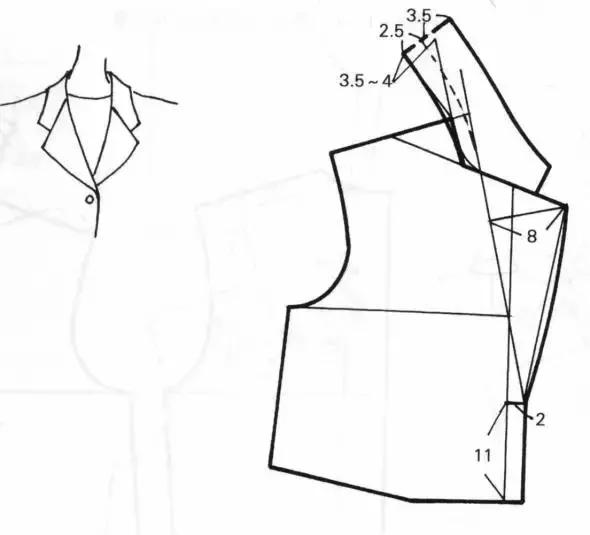 领型补充 立领,翻领的结构制图与变化