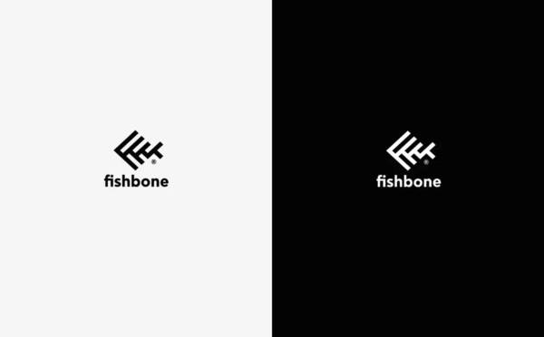 fishbone logo & identity design