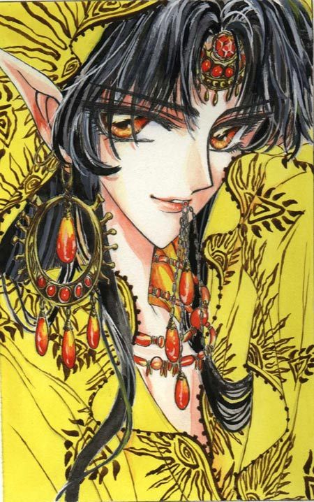 日本漫画《圣传(clamp著)中的帝释天与阿修罗王