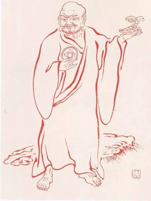 弘一法师108幅罗汉图,珍藏!