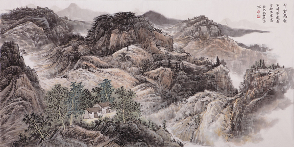 画家沈兆祥:论中国传统山水画的三大意境图片