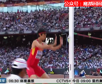 继傅园慧之后的又一股泥石流,跳高名将仙鹤张国伟!gif笑喷了