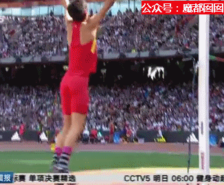 继傅园慧之后的又一股泥石流,跳高名将仙鹤张国伟!gif笑喷了