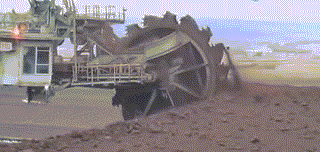 bagger 288是1978年由克虏伯所制造的当时世界上最大的挖掘机,它高约