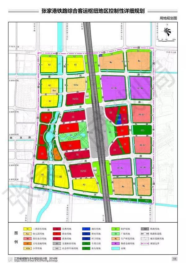 【重磅】沪通铁路张家港段客运枢纽地区规划图公布,这才叫洪荒之力!