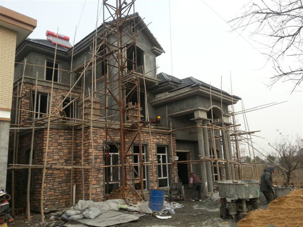 农村自建经济型别墅过程,附户型设计图和注意事项