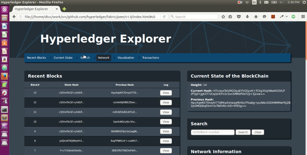 hyperledger正在开发第一个开源的区块链浏览器