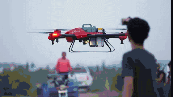 很惭愧,极飞无人机为新疆农业做了一点微小的贡献