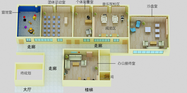 啥也不说了,上图!精美的心理咨询室装修实拍图