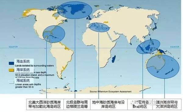 世界海洋旅游资源分布