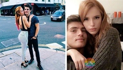 18岁贝拉索恩宣告出柜 甜吻女友招认双性恋