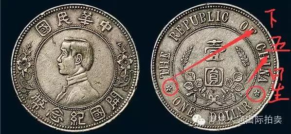孙中山开国纪念银币,俗称孙小头,是民国时期流转的主要货币之一.