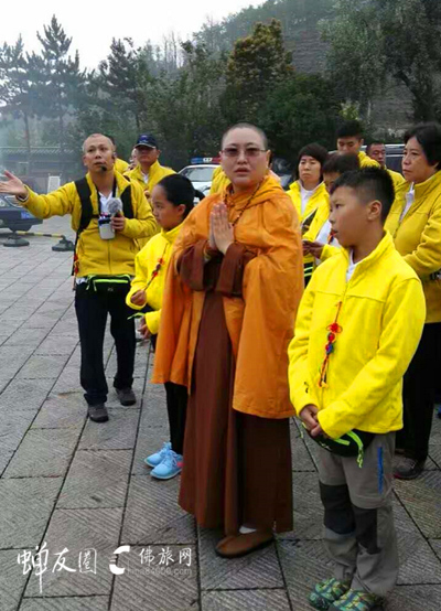 愿海寺住持真妙法师勉励蝉友圈同仁