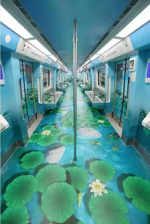 听说坐南昌地铁可赏"荷塘月色?有图有真相!