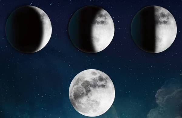 根据月亮阴晴圆缺的规律 这个"月亮"也会同步自然月相变化,呈现新月