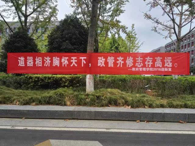 跪了!看"别人家"大学的迎新横幅如何脑洞大开