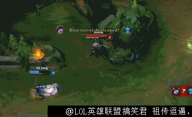 lol史上最失败的狮子狗,扑出来的瞬间被塔打死