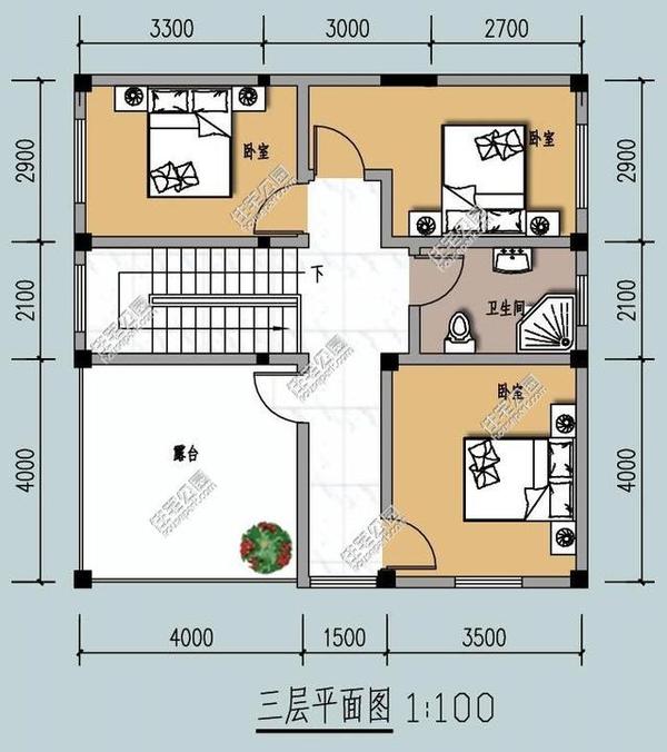 南通今天给大家分享5套农村自建房3层小户型,十分适合人口多,宅基地又