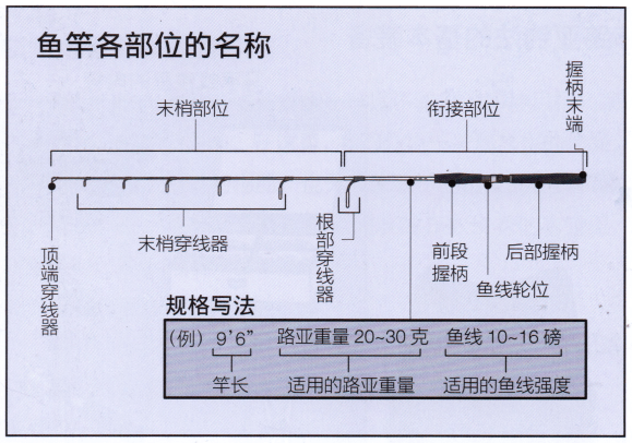 路亚鱼竿的选择方法