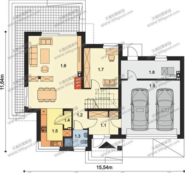 新农村自建房设计图(含全图)古韵典雅经典户型