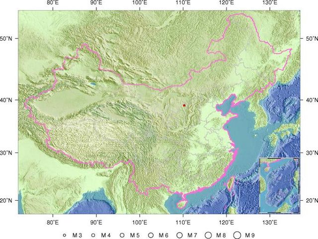 陕西榆林市神木县发生2.8级地震 震源深度0千米图片