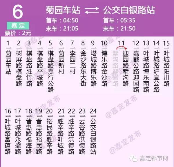 【重磅】公交出行必看!一大波嘉定公交线路有大变动!