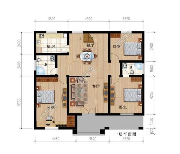 7x13房屋设计图大全,7x13米自建房户型图 7x13.5米农村别墅设计图,来参观的人快踏破门槛了! 宽600×600高