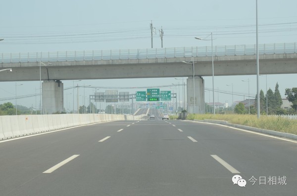 苏虞张公路太阳路以北段今日开通,相城人出行大提速!