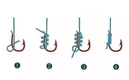 图解六种实用的鱼钩绑法!