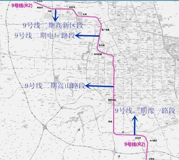郑州市地铁2号线延长线开通没有