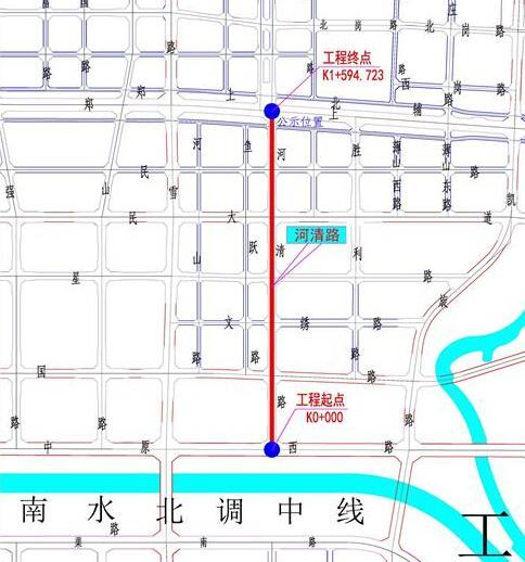 河清路,中原西路至郑上路,规划为次干路,此次修建1.5公里.