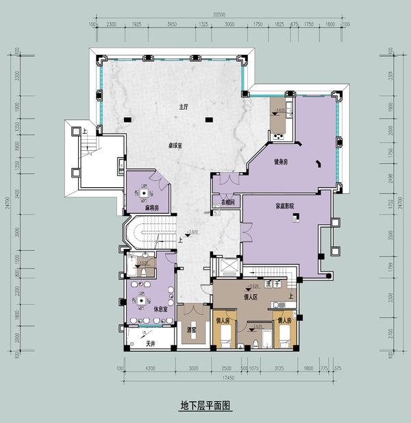 免费图纸|钻石落地窗,23x27米别墅全套图纸分享!