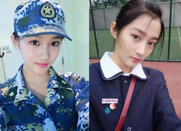 想不到漂亮女人都爱军装,关晓彤胖迪穿上迷彩服简