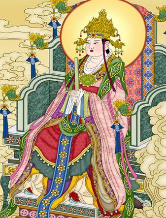 称为西王母或者瑶池金母,她是我国古代神话中的女神,玉皇大帝的老婆