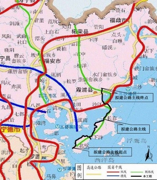 霞浦柏洋至联七线的二级公路即将开建!