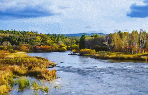 河水动态图片 换个角度看世界 美图gif教你时光倒流