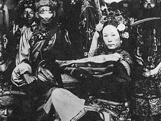 女佣,贵妇,男戏子,百年前中国民生老照片