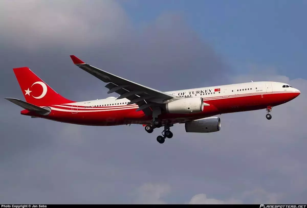 土耳其总统专机:空客airbus330-200