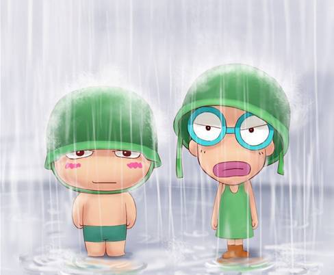 猜成语两个菠萝淋着雨_菠萝简笔画(2)