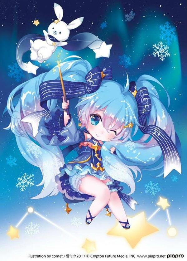 动漫美图 2017雪初音新人设登场!