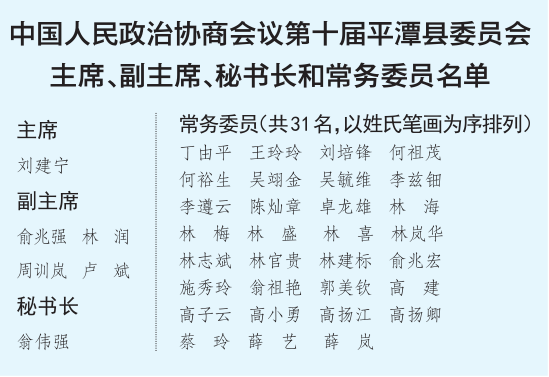 县政协十届一次会议举行 刘建宁当选政协主席