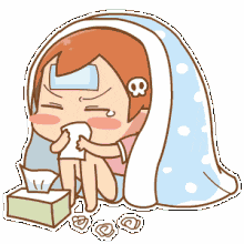 如果稍不注意,就会着凉.