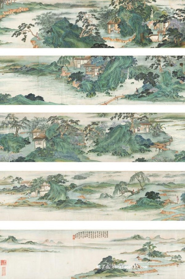 明末清初画家王鉴作品欣赏